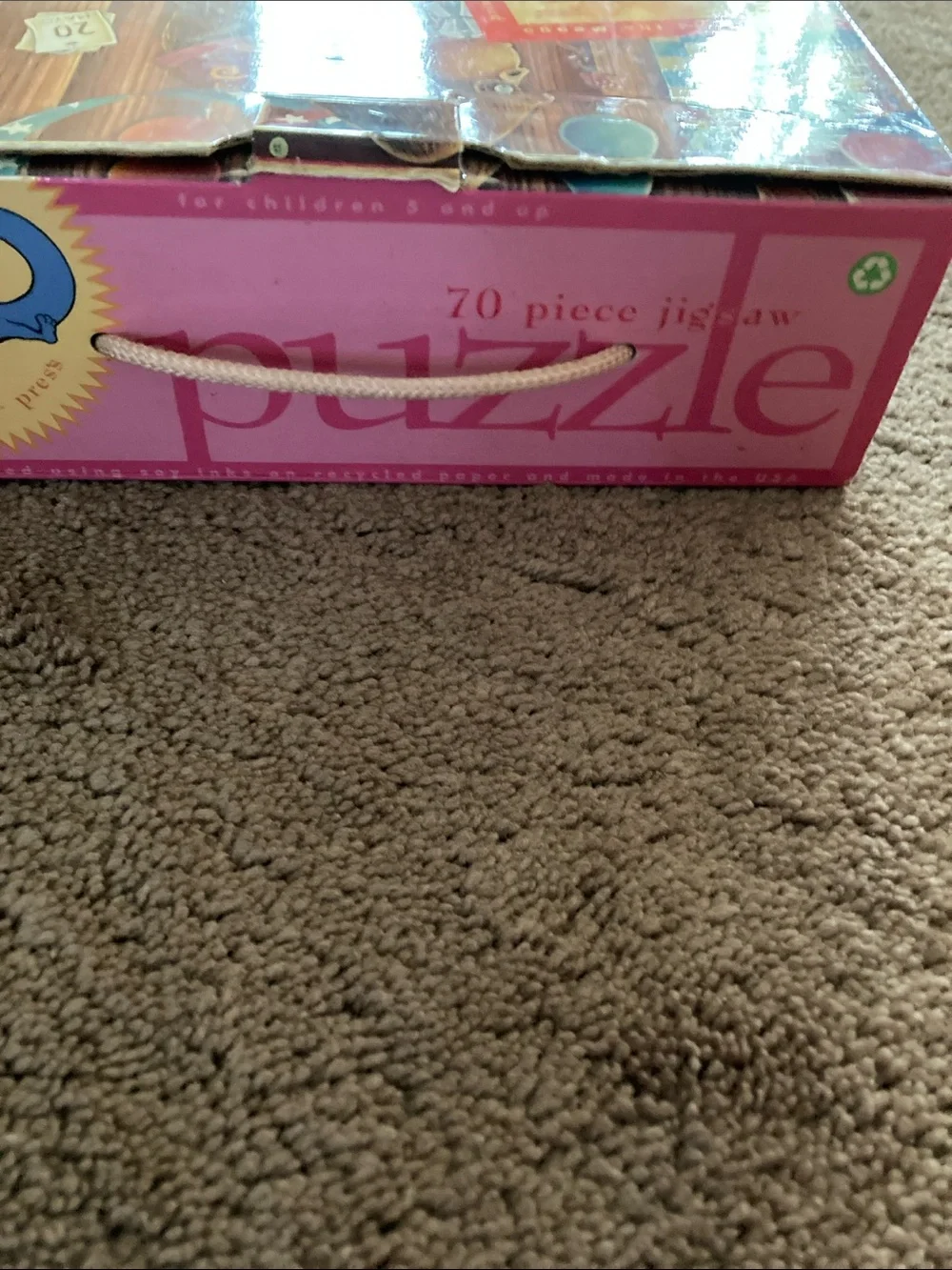 Mud puppy puzzle 70 pieces comes in original box large pieces complete!